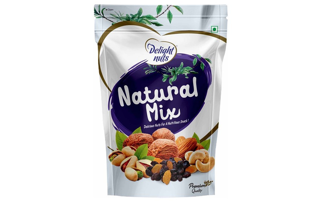 Delight Nuts Natural Mix    Pack  200 grams